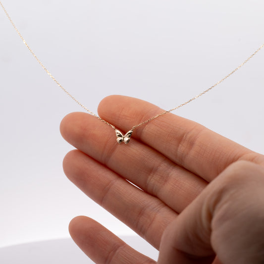 14K Butterfly Necklace