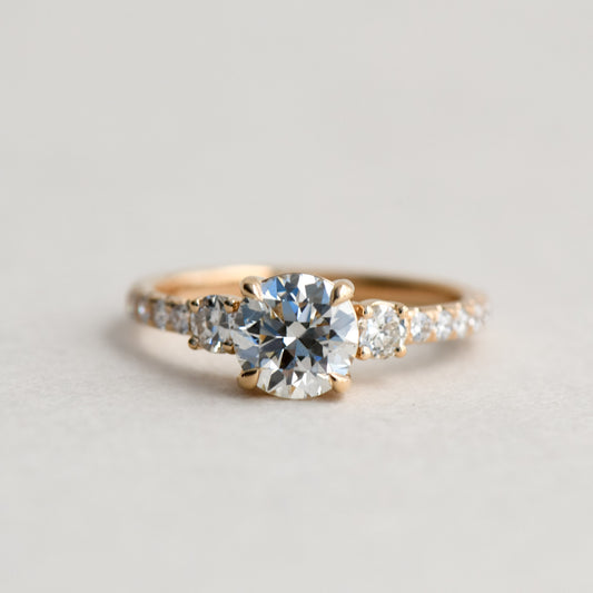 14K 1 Carat Lab Diamond Ring