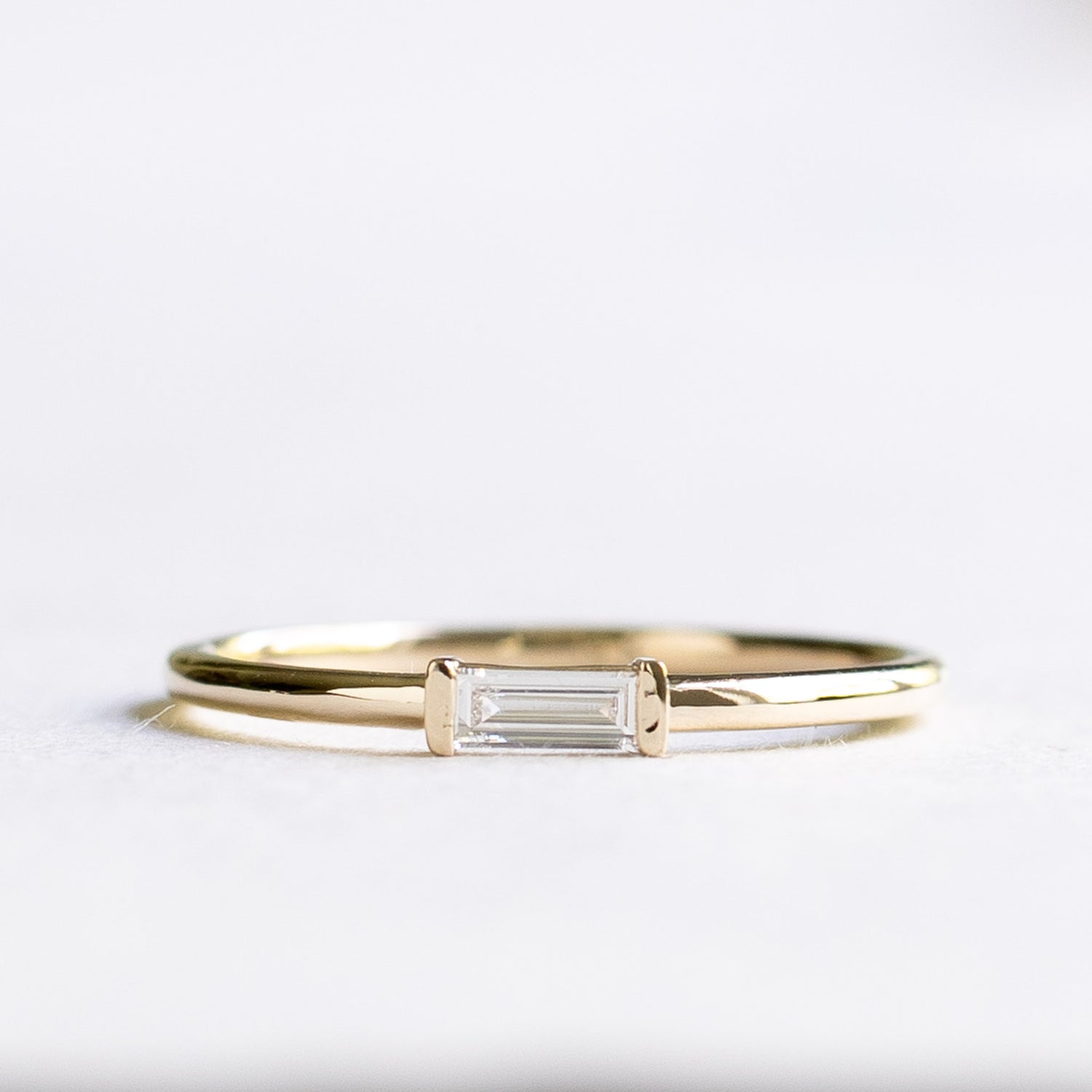 Platinum 3 Row Baguette Diamond Halo Engagement Ring Setting – Long's  Jewelers
